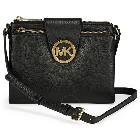 michael kors frame out large crossbody|Michael Kors black crossbody bag.